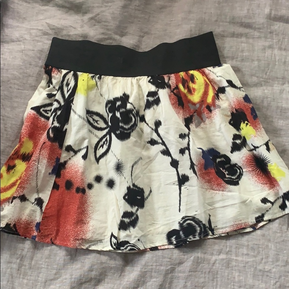 Short Flower Skirt